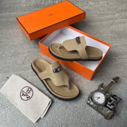 Hs Luxury Leather Slippers