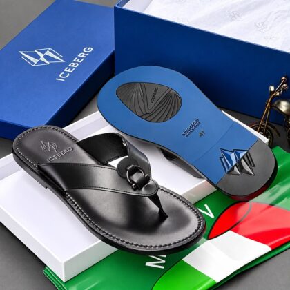 Iceberg Italian Leather Slippers
