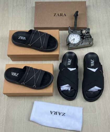 Zr Luxury Leather Slippers