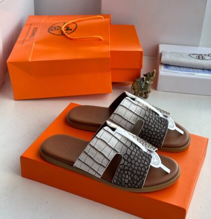 Hs Luxury Leather Slippers